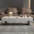 Simple rectangular rock slab floating coffee table-104732922