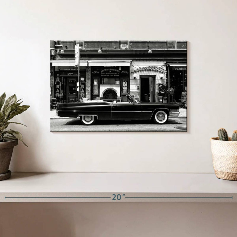 Mehar Black Cadillac, 8'' H X 12'' W