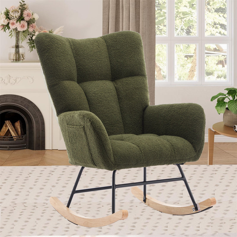 Chaise berçante pour la maison, Vert