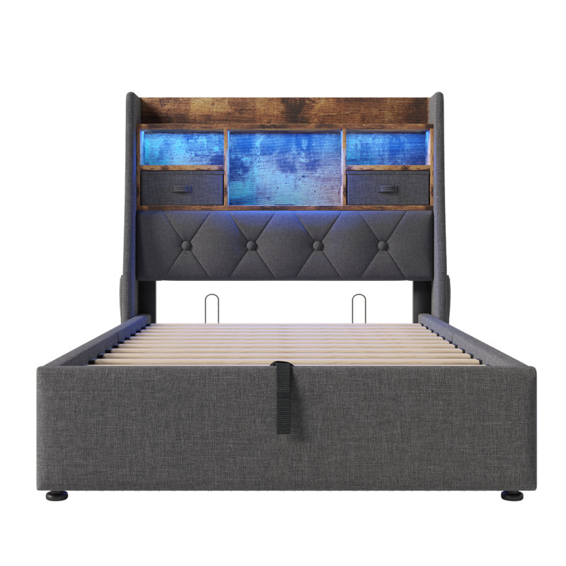 Ottoman Storage Bed, European Single (90 x 200 cm)