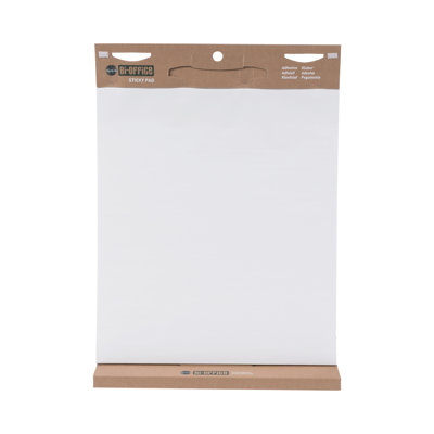 Earth bi-office environmentally friendly flipchart pad, recycled paper, 20 sheets