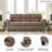 89'' Faux Leather Sofa-713633820