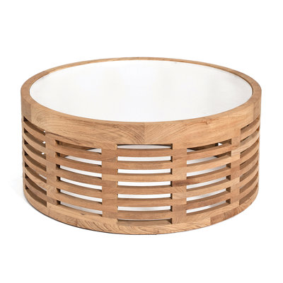 Hamilton Outdoor Round Teak Coffee Table