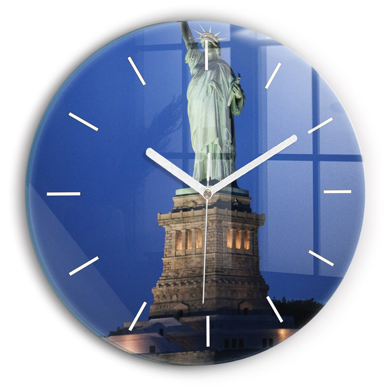 Glass Wall Clock