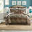 Durable Multicolor Bedding Set, Polyester Comforter With Elegant Design For Home