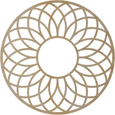 Médaillon de plafond en bois ajouré Cannes