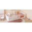 Lit plateforme en bois avec garde-corps-521032150