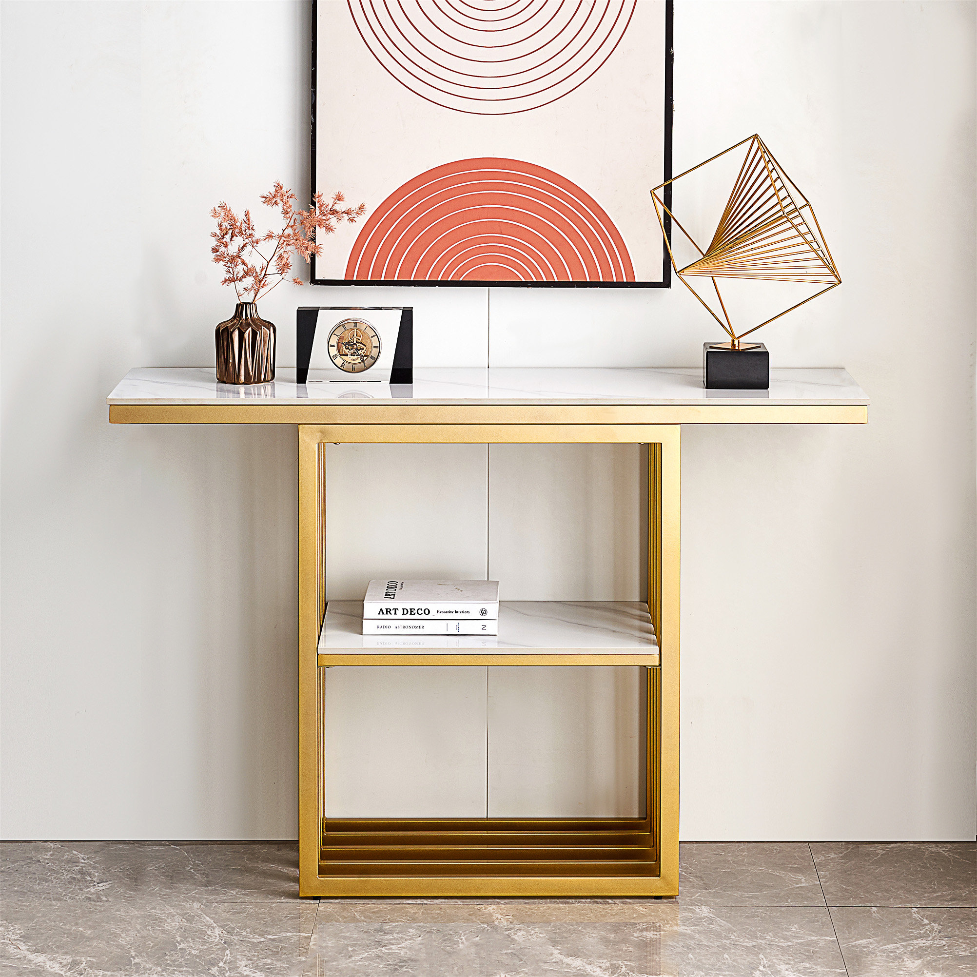 Ivy Bronx Modern Console Table, entryway table, foyer table with