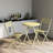 3 Piece Patio Bistro Set Of Foldable Round Table And Chairs-1383213823