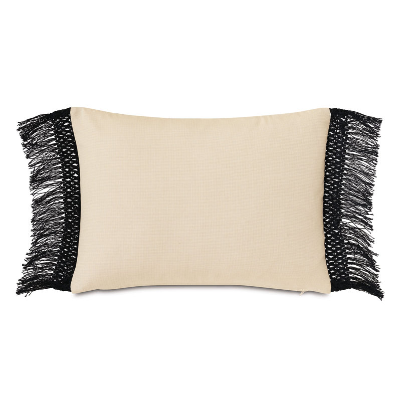 Seydou Lumbar Indoor/Outdoor Pillow Cover & Insert, Natural