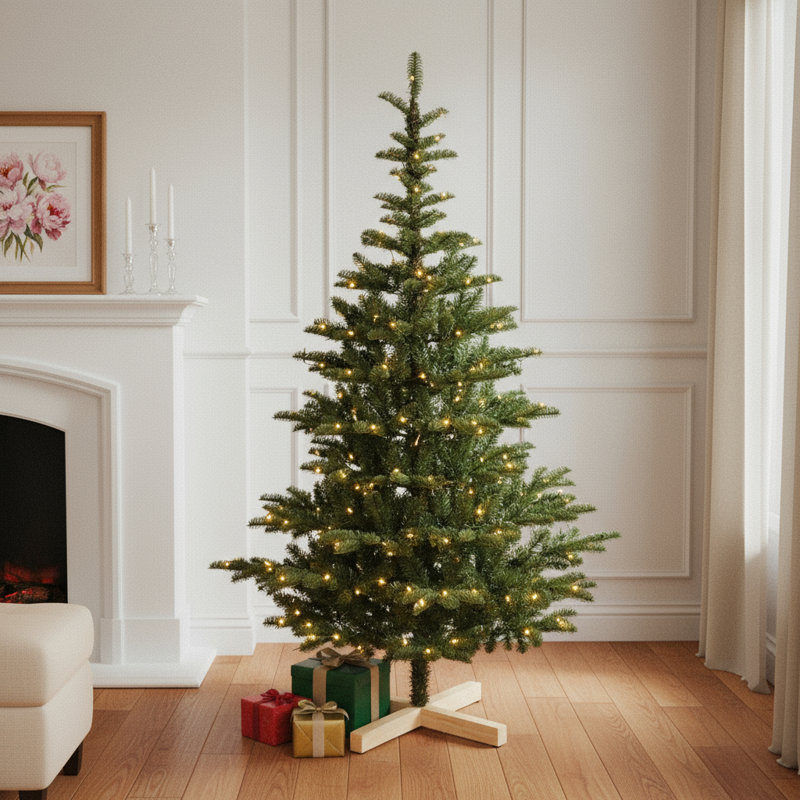 Sapin de Noël clairsemé 7 pi