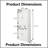 71 Inch White Freestanding Pantry Cabinet with 4 Doors, Drawer & Adjustable Shelves for Kitchen, Dining or Laundry-258484742