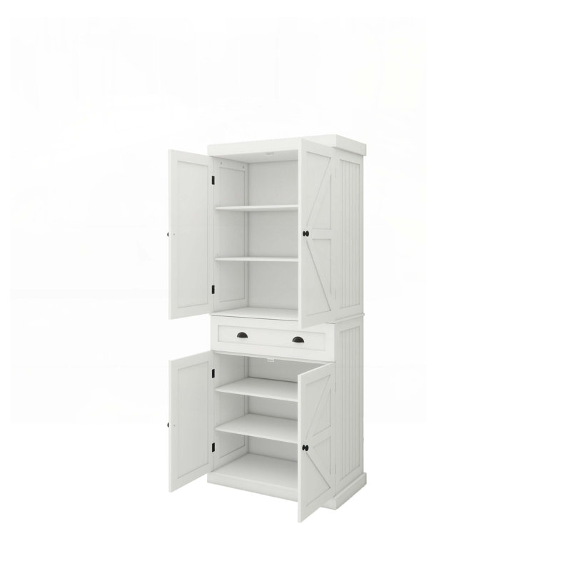 Garde-manger de 72 po Heliane, Blanc brillant 3