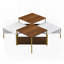 Ensemble de 4 tables basses Modern Modern-790933784
