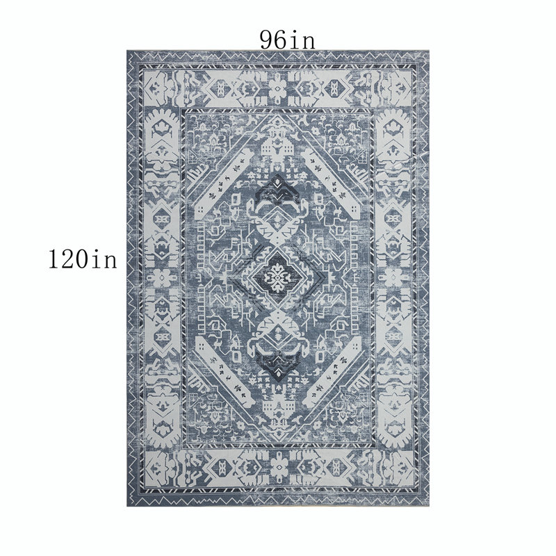 Tapis en tissu Machine Washabl, Rectangle 8 pi x 10 pi