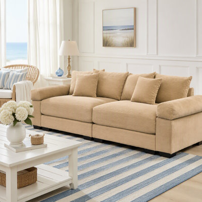 Coussin modulaire surdimensionné de 92 po Cloud