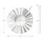 Miroir mural en verre l 35,4 po