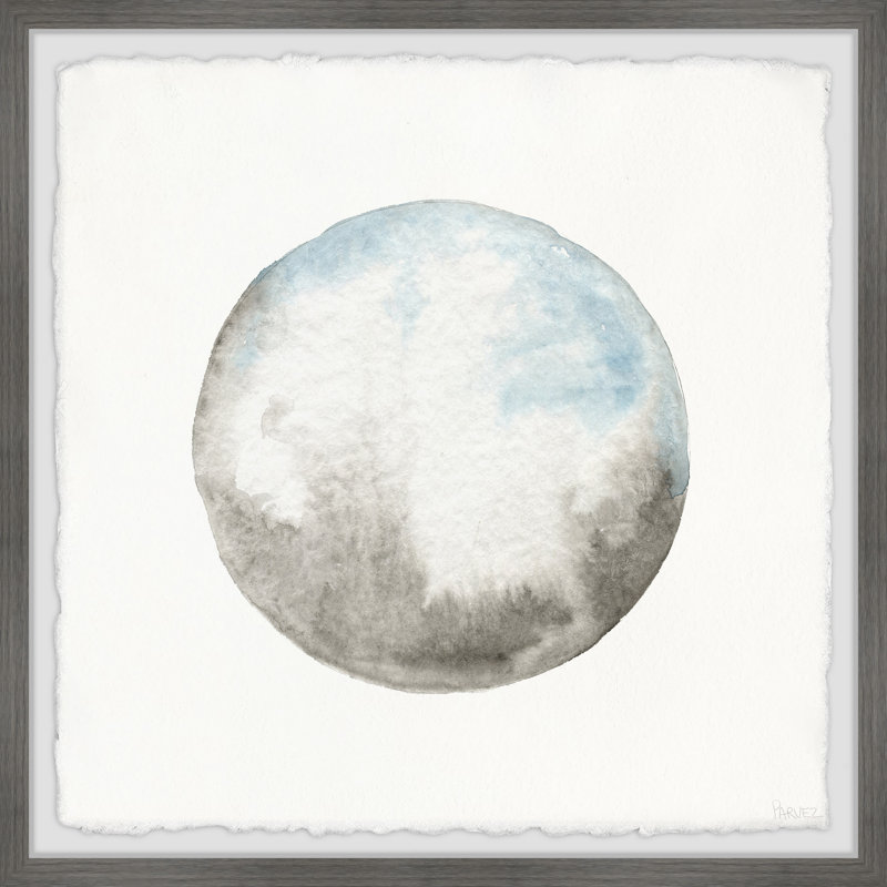 «Smoke Circle», reproduction encadrée, H 32 po x l 32 po x P 1,5 po
