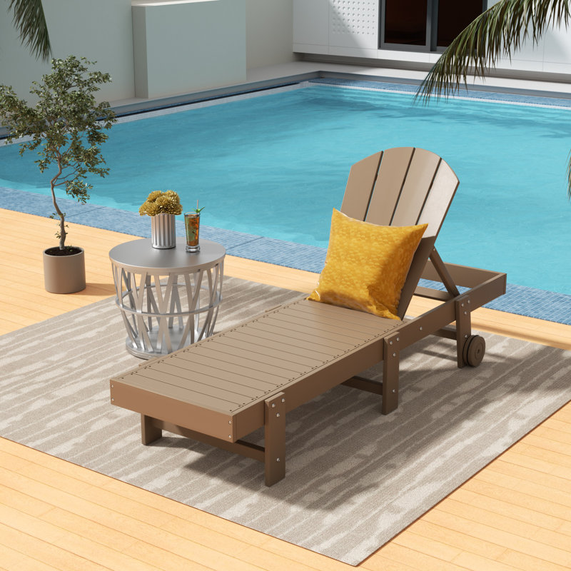Méridienne inclinable en polyuréthane longue de 77,6 po Laguna, Blanc