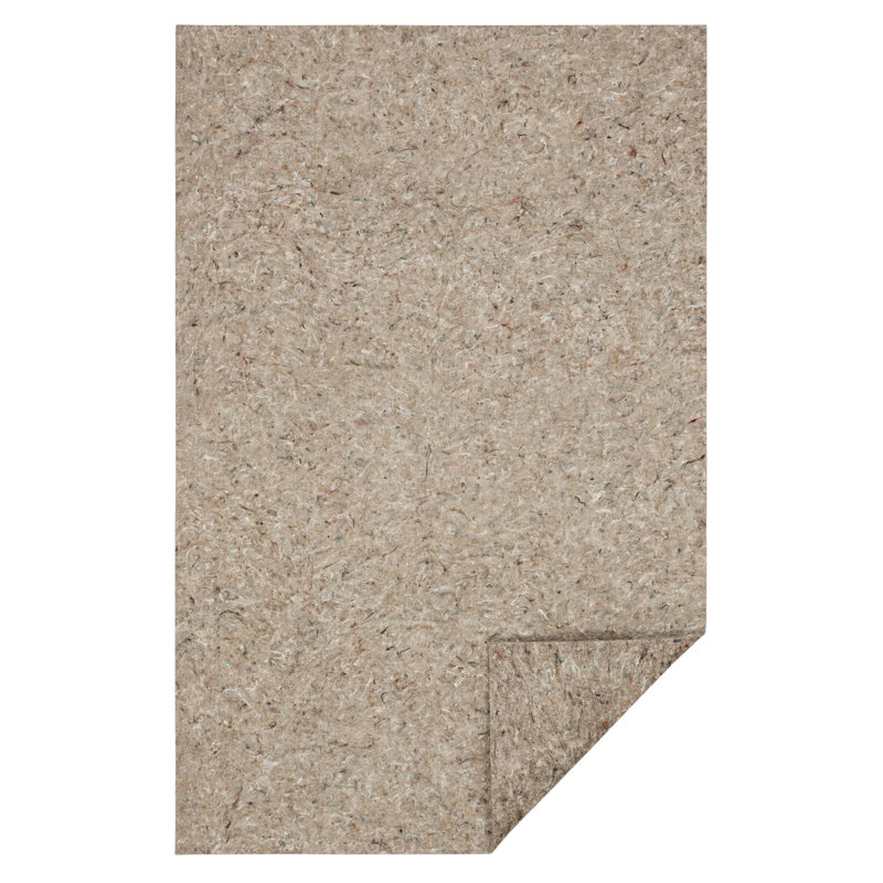 Sous-tapis en polyester 1/2 po, gris, Rectangle 12 pi x 15 pi