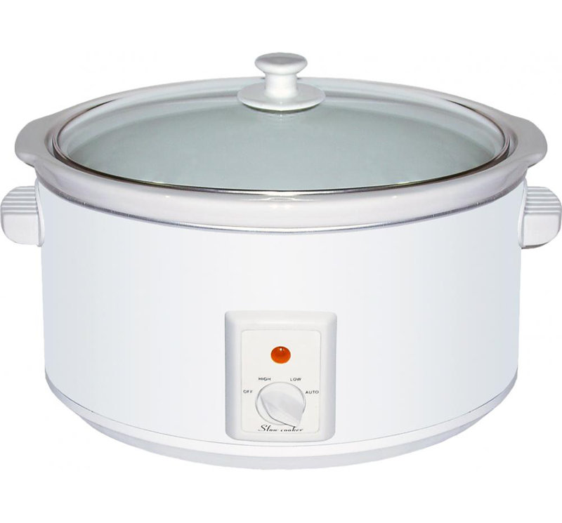 Brentwood Appliances 8-Quart Slow Cooker, White