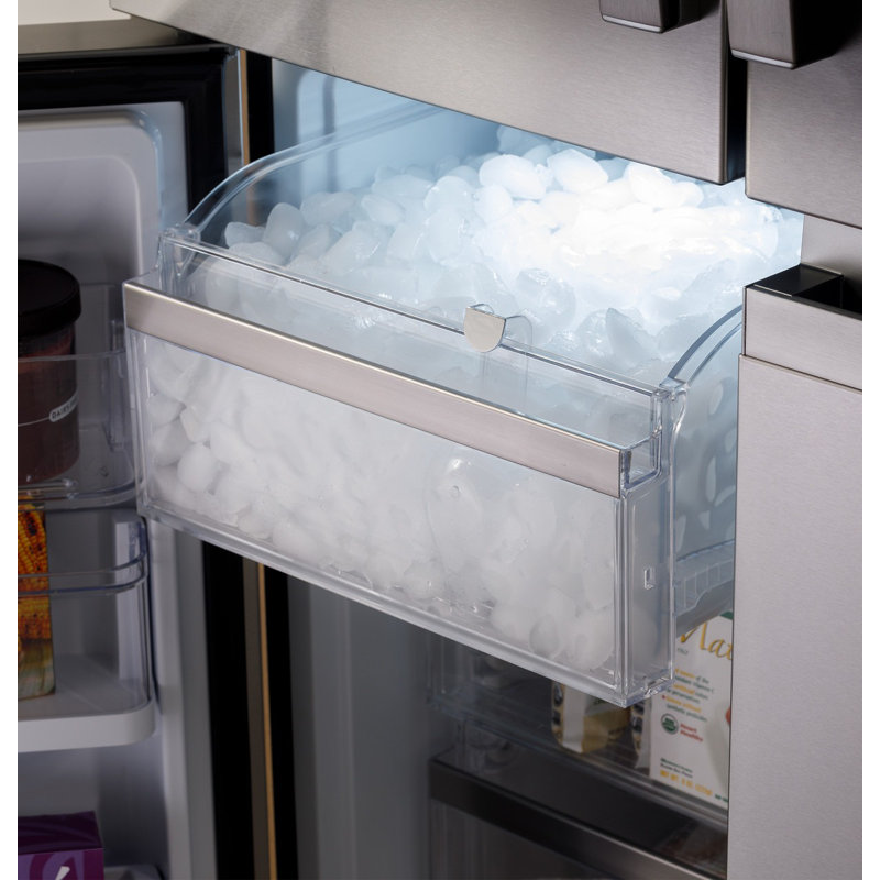 GE Profile™ Series Energy Star Smart 28 Cu. Ft. Fingerprint Resistant Quad-Door Refrigerator