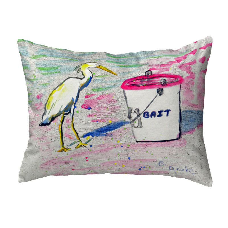 Coussin lombaire intérieur/extérieur Hungry Egret