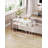 Modern Acrylic Console Table With Double Storage Shelves, Entryway Table For Living Room, Hallway, Or Behind Sofa