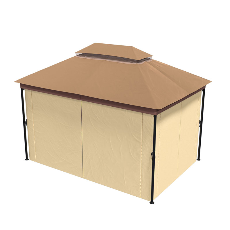10 pi. L 13 pi. D Pavillon de jardin en fer