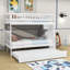 Lit superposé double au-dessus de double avec lit gigogne Darric par Harriet Bee-90400033