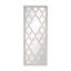 24 "x 60" miroir de plancher blanc patiné, miroir complet pour le salon de la chambre à coucher de la salle de bain