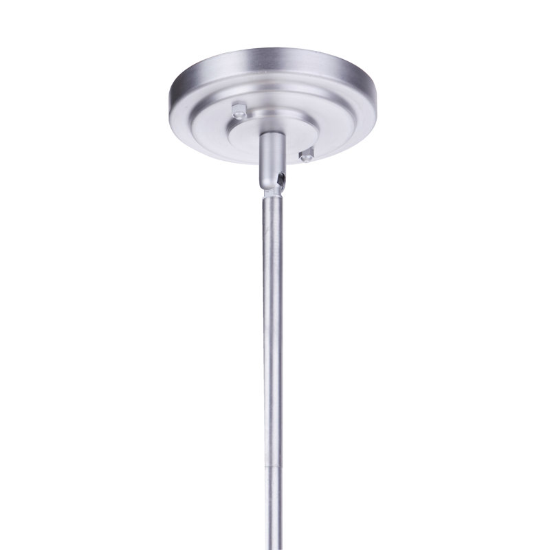 Azuzena Outdoor Pendant, Satin Aluminum