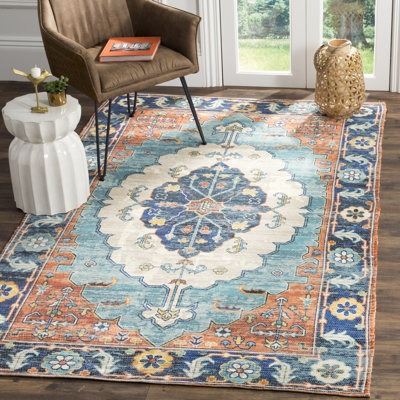 Tapis de performance géométrique tissé à la main Amanda
