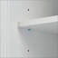 Armoire de rangement avec portes pour salle de bain / bureau, trois tiroirs-2125322413