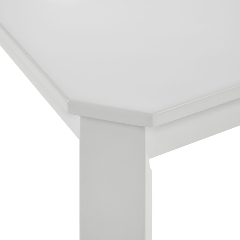 Winston Porter Velis 5PC Dining Set With Table And 4 Chairs In White
