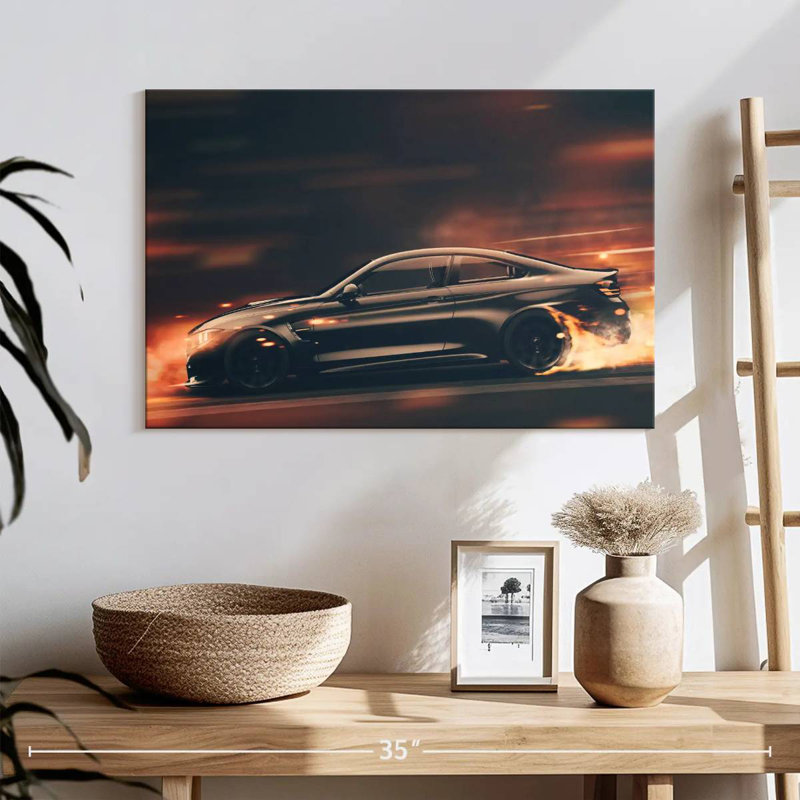 Mehar Blazing Race Car, 16" H x 24" W
