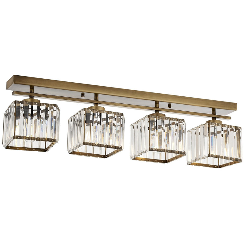 Demps 4 - Light LED Vanity Light, Gold