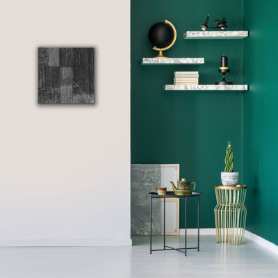  «Handcrafted 1 Black» par Wild Apple Portfolio, art mural 18 po x 18 po