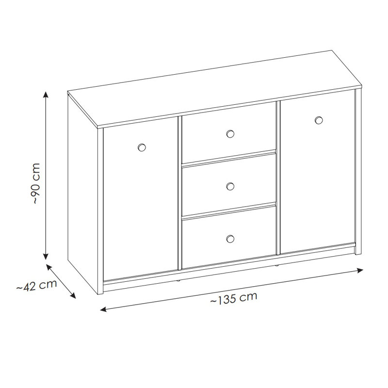 Foristell Kids 2 - Drawer Dresser