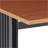 Adjustable Printer Stand With Swivel Wheels, Two Adjustable Shelves, And Integrated Cable Management For Office Organization