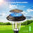 Solar Pathway Lights Outdoor, Modern Brighter Solar Powered Landscape Path Lights, Ip65 Waterproof Outdoor Solar Garden Lights For Yard Patio Driveway Walkway Lawn Sidewalk Decorative