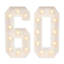Illuminez les chiffres pour les décorations d'anniversaire