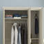 Brayden Studio 3 Door Wardrobe with Mirror-97881519