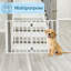 Barrière pour animaux PETMAKER, clôture intérieure pliable à 4 panneaux pour chiens et chats, barrière en bois autoportante pour escaliers, couloirs et portes, barrière rétractable de 183 x 61 cm-33893611-126392449