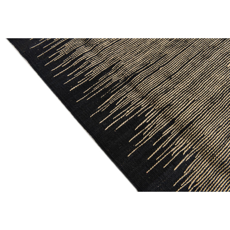 Tapis noir et blanc Murtagh