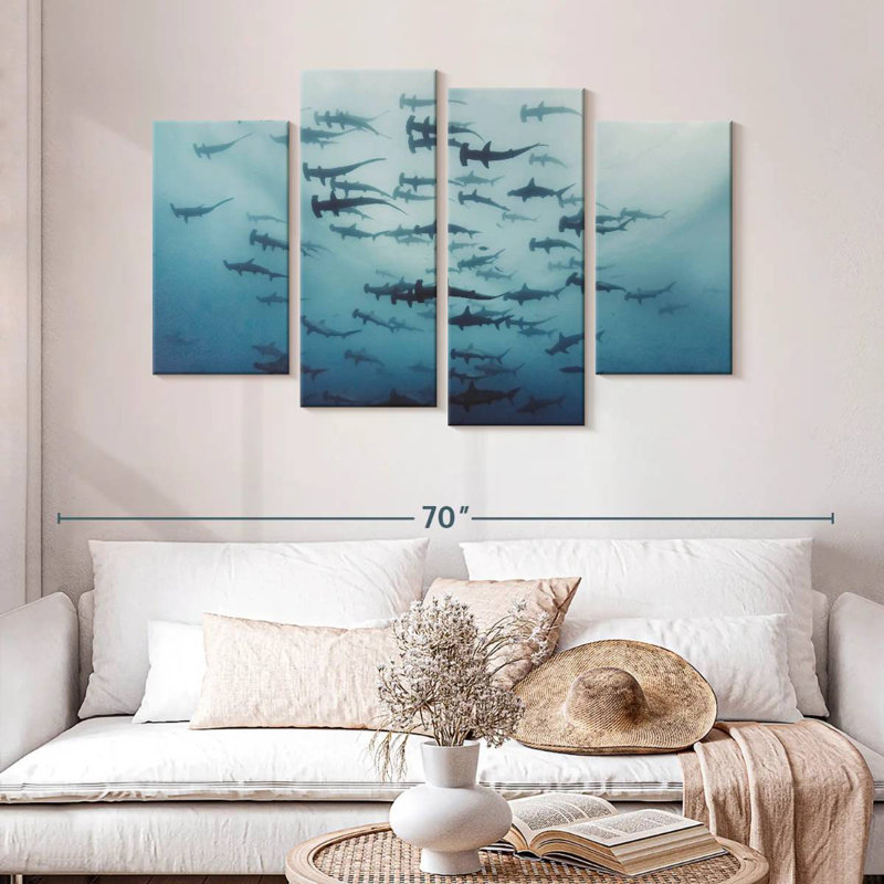 Frisson de requins marteaux