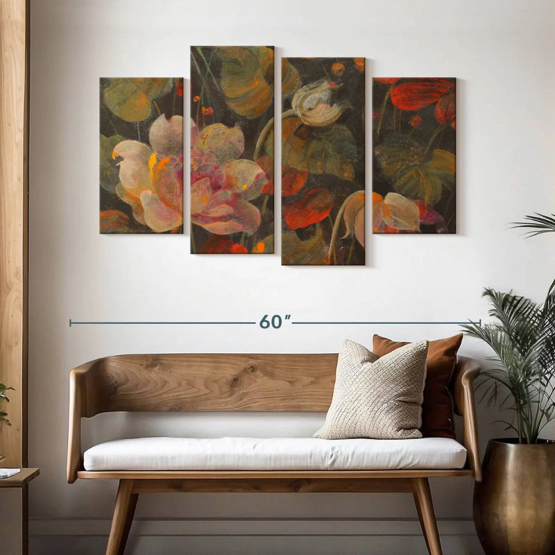 Harnek Night Garden I, 32" H x 52" W