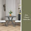 Ensemble de table de salle à manger: table ronde de 39,4 po + 2 chaises - ensemble de cuisine traditionnel en bois massif avec plateau de table incrusté-934123167-934123160