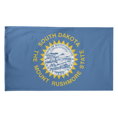 Serviette de thé drapeau south dakota