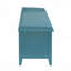 Banc sarcelle avec 3 tiroirs